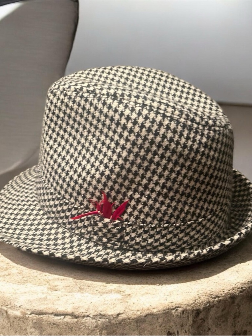 Houndstooth Bucket Hat - image 1